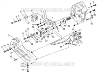 GEARCASE/BRAKE AND CHAIN COVER MOUNTING MAGNUM 6X6