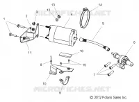 ENGINE, STARTER MOTOR