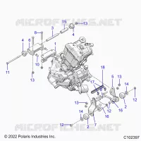 ENGINE, MOUNTING & LONG BLOCK- A24SEA50B1/B3 (C102397)