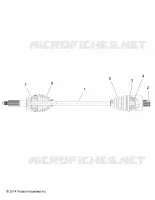DRIVE TRAIN, REAR DRIVE SHAFT (TO 7/3/2017)