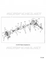 DRIVE TRAIN, FRONT GEARCASE INTERNALS