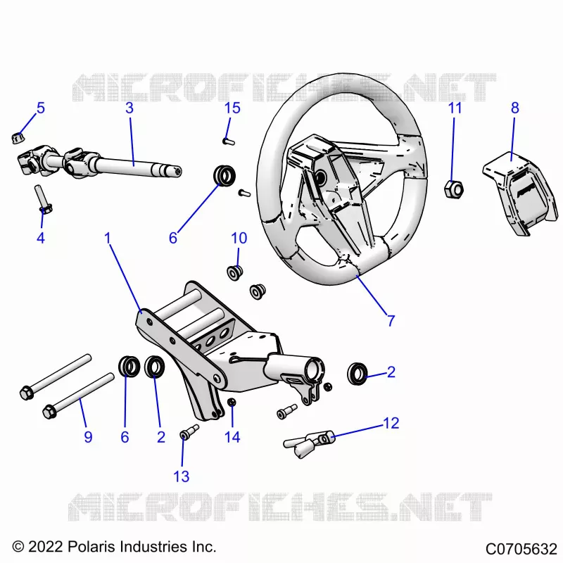 STEERING, UPPER, STANDARD