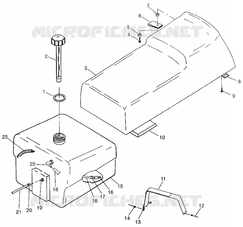 SEAT   GAS TANK