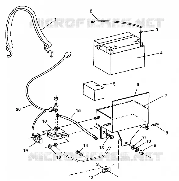 BATTERY BOX ASSEMBLY TRAIL DELUXE E940262 (49273827380004)