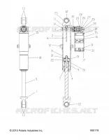 REAR TRACK SHOCK, HI LO ADJ. (7044383)
