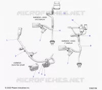 ELECTRICAL, WIRE HARNESS, HOOD, ELECTRIC START