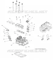 ENGINE, CYLINDER HEAD, CAM AND VALVES