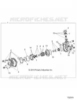 DRIVE TRAIN, FRONT GEARCASE (TO 1/1/2019)