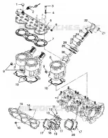 CYLINDER, HEAD   EXHAUST VALVES