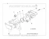 BRAKES, FRONT BRAKE CALIPER