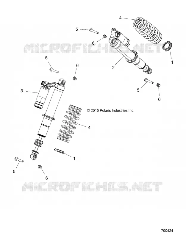 SUSPENSION, FRONT SHOCK MOUNTING