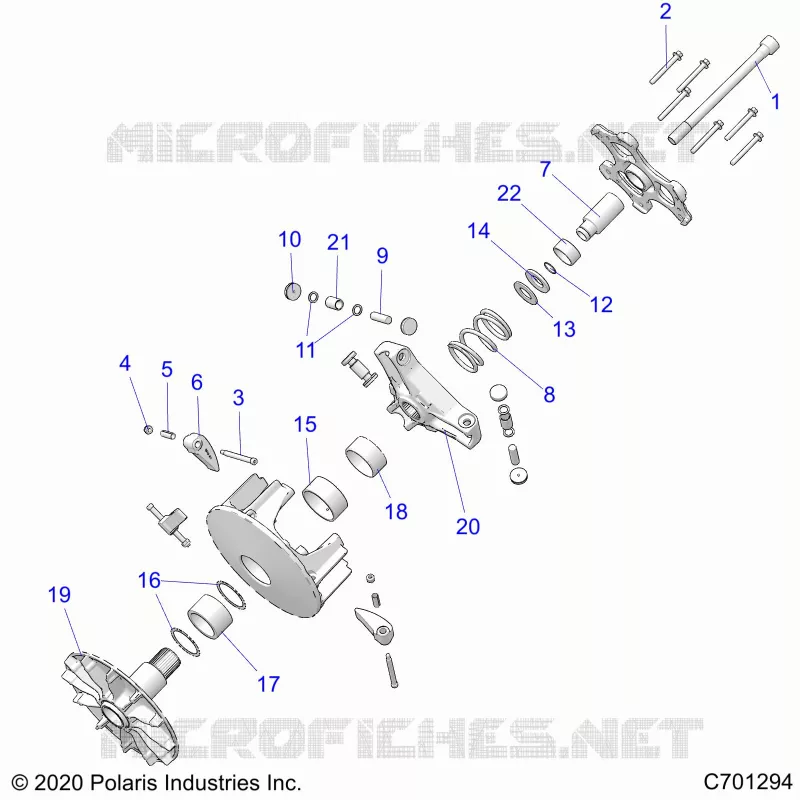 DRIVE TRAIN, PRIMARY CLUTCH