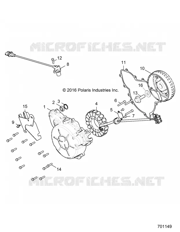 ENGINE, STATOR AND COVER