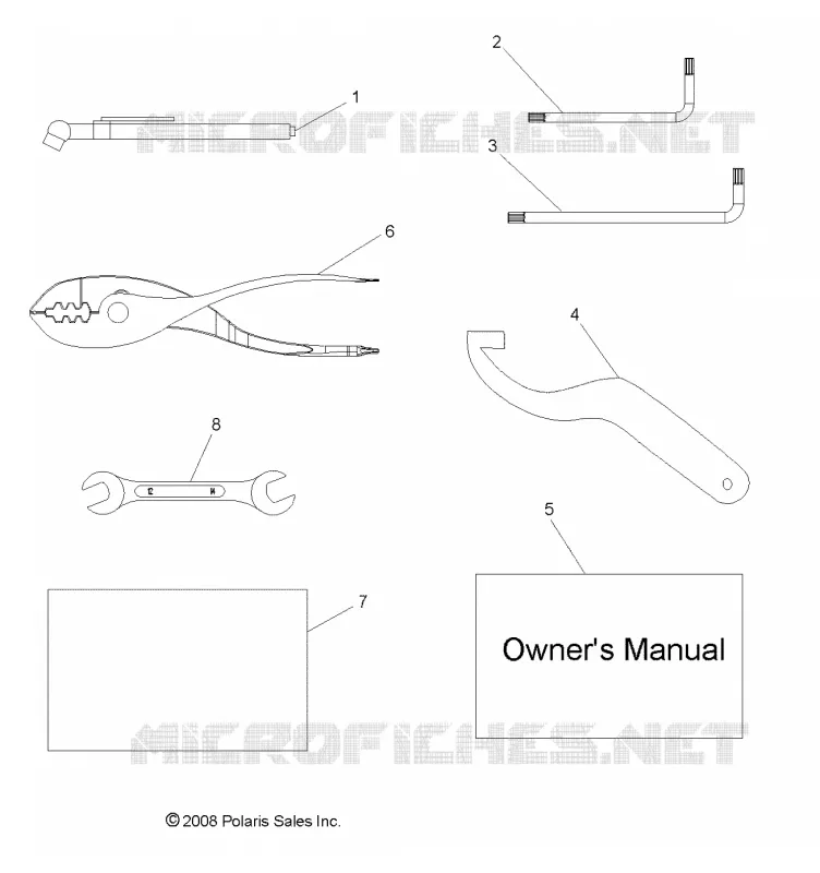 REFERENCES, TOOL KIT AND OWNERS MANUALS