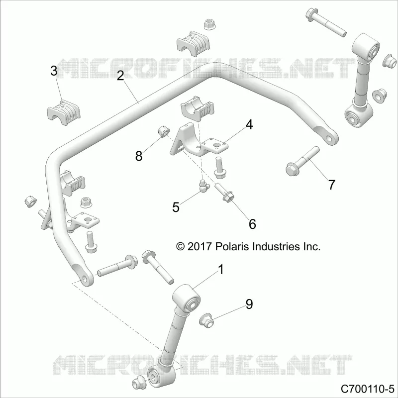 FRONT SUSPENSION STABILIZER BAR- Z20S1E99AG/AK/BG/BK (C700110-5)