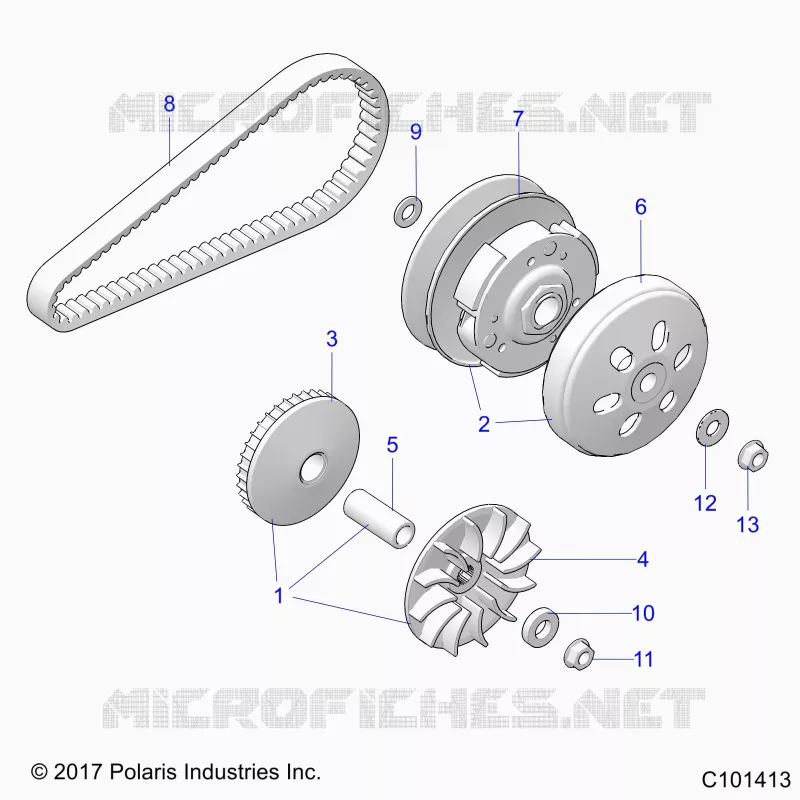 DRIVE TRAIN, PRIMARY CLUTCH