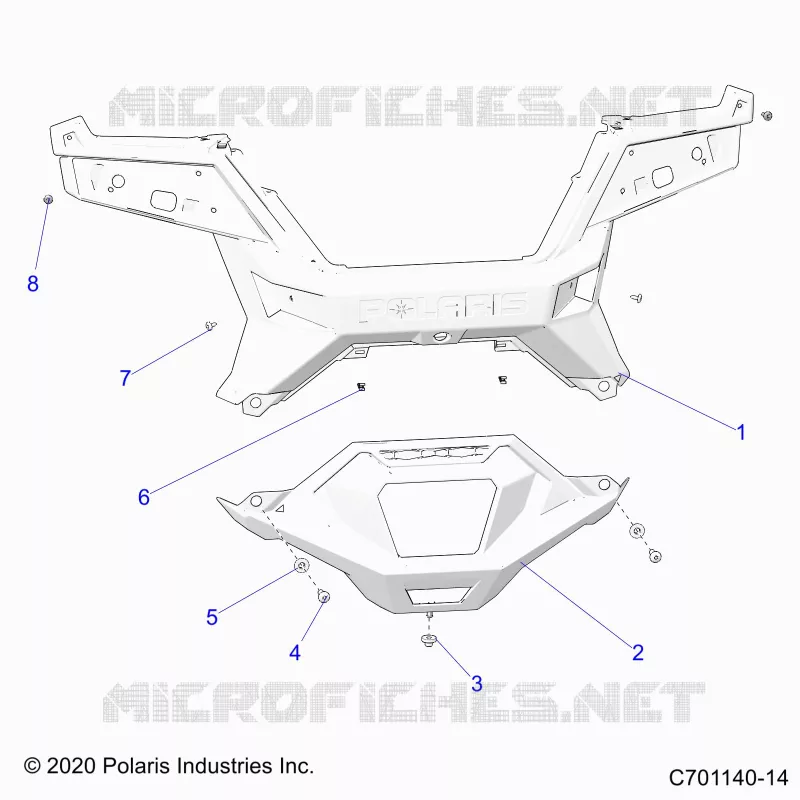 REAR BODYWORK BUMPER