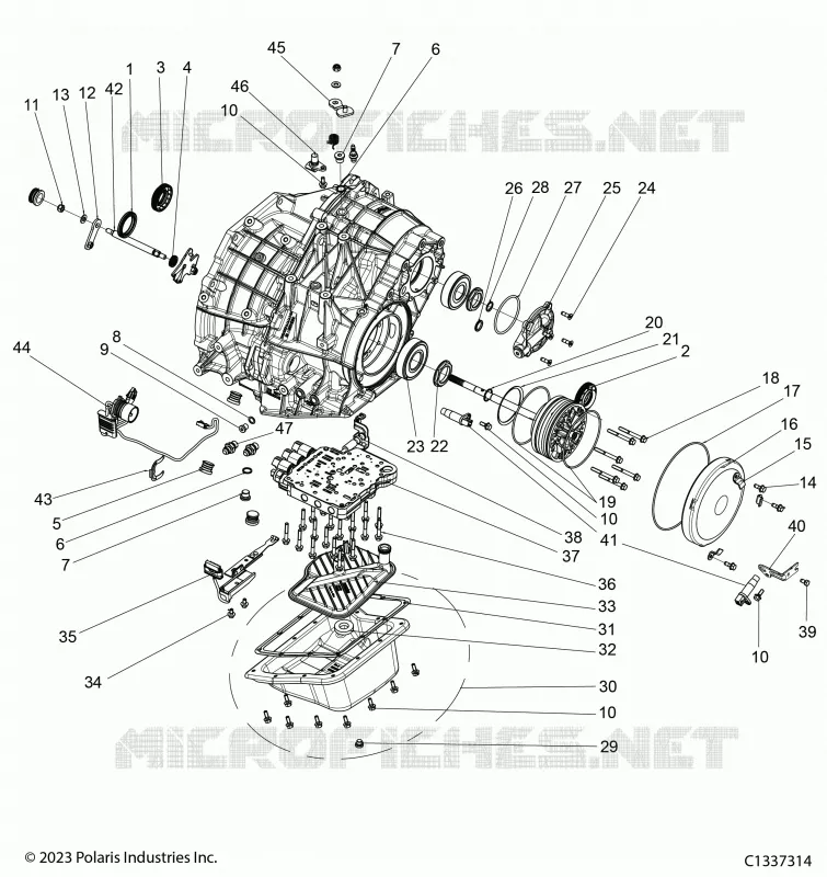 DRIVE TRAIN, TRANSMISSION INTERNALS