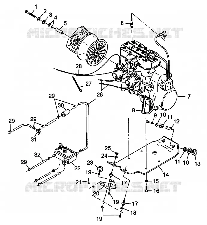 ENGINE MOUNTING WIDETRAK LX 0982065 AND EUROPEAN WIDETRAK LX E982065 (4943884388C007)
