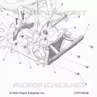 CHASSIS, FRONT GEARCASE AND BUMPER MOUNTING