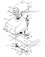 FUEL TANK ASSEMBLY 4X4 300 W958130 (4930183018A012)