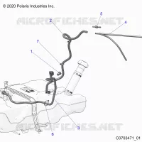 FUEL SYSTEM, LINES, STD.