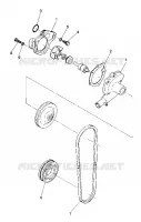 WATER PUMP 400 (4916781678028A)