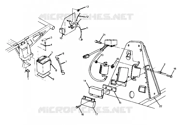 BATTERY BOX ASSEMBLY 6X6 (4919811981036A)