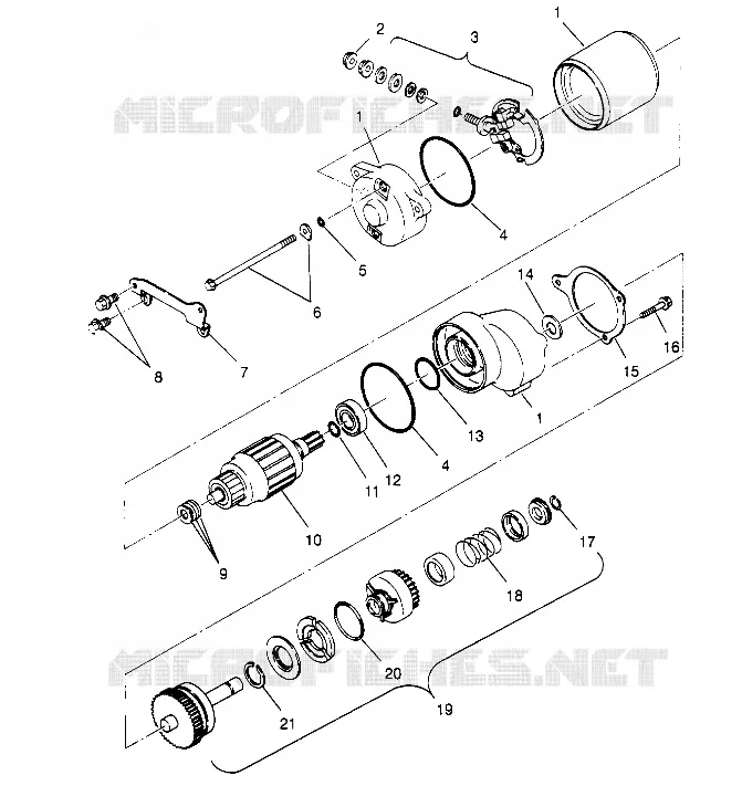 STARTING MOTOR 2X4 400L W947540 (4926752675C014)