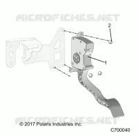 ENGINE, THROTTLE PEDAL