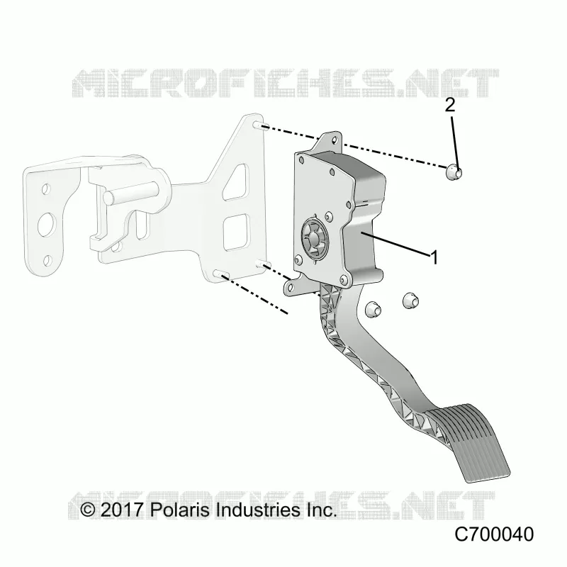 ENGINE, THROTTLE PEDAL