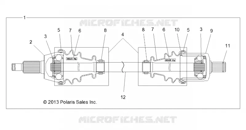 DRIVE TRAIN, FRONT DRIVE SHAFT