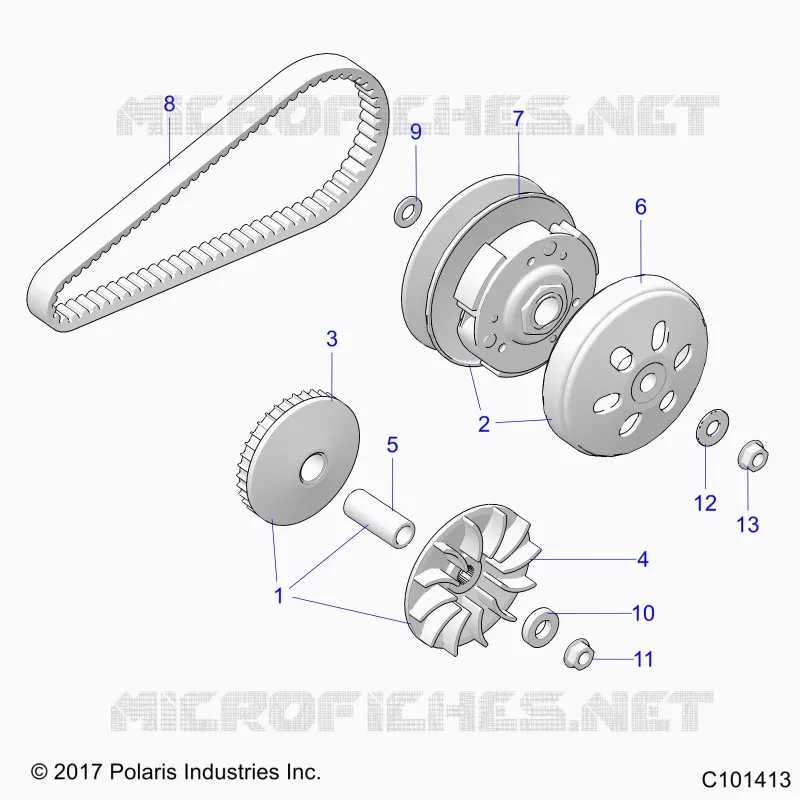 DRIVE TRAIN, PRIMARY CLUTCH