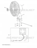 ELECTRICAL, OPTIONS, DASH FAN, BLACK, FAN AND HARDWARE ONLY