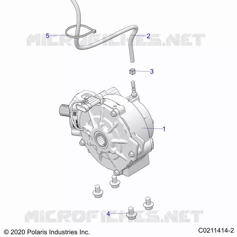DRIVE TRAIN, FRONT GEARCASE MOUNTING
