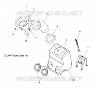 ENGINE, AIR BOX ASM.