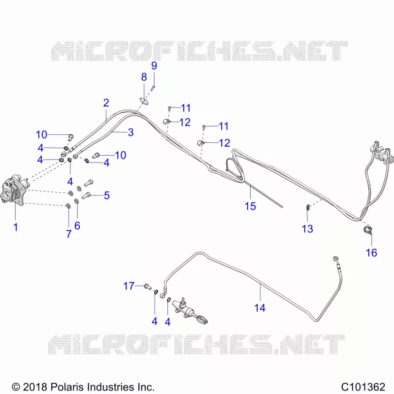 BRAKES, REAR BRAKE LINES