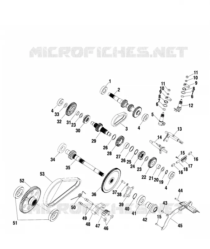 GEARCASE (INTERNAL COMPONENTS)