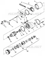 STARTING MOTOR SCRAMBLER 400L W97BC38C (4939893989D006)