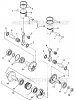 PISTON   CRANKSHAFT TRAN SPORT 0970143 AND EUROPEAN TRAN SPORT E970143 (4938293829C007)