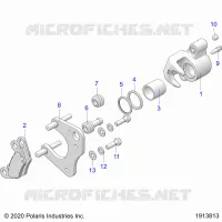 BRAKES, BRAKE FRONT BRAKE CALIPER