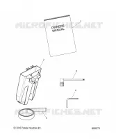 REFERENCES, OWNERS MANUAL, TOOLS, BELT HOLDER