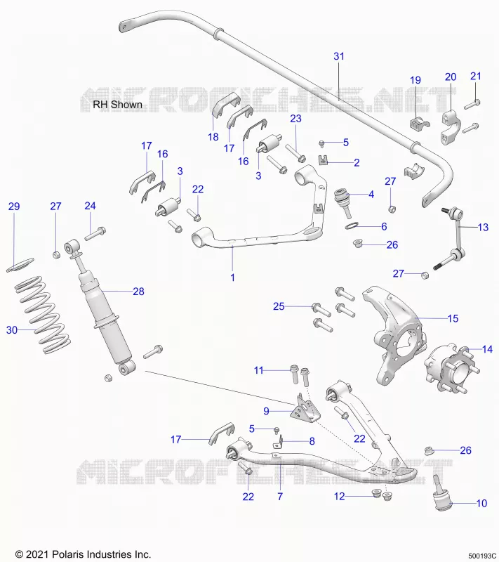 FRONT SUSPENSION ASM.