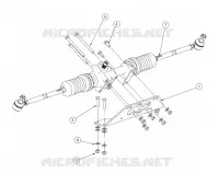 STEERING GEAR WITH ADJUSTABLE TILT COLUMN