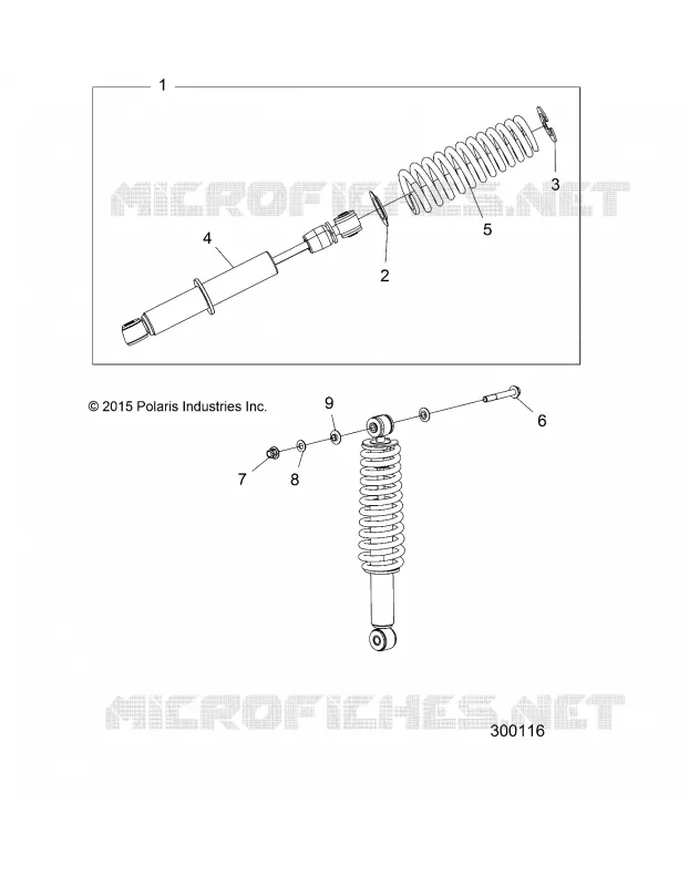 REAR SUSPENSION, SHOCKS, HD