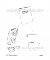 REFERENCES, OWNERS MANUAL, BELT HOLDER, TOOLS