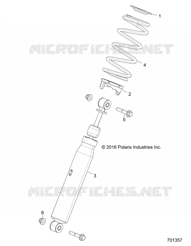 SUSPENSION, FRONT SHOCK MOUNTING