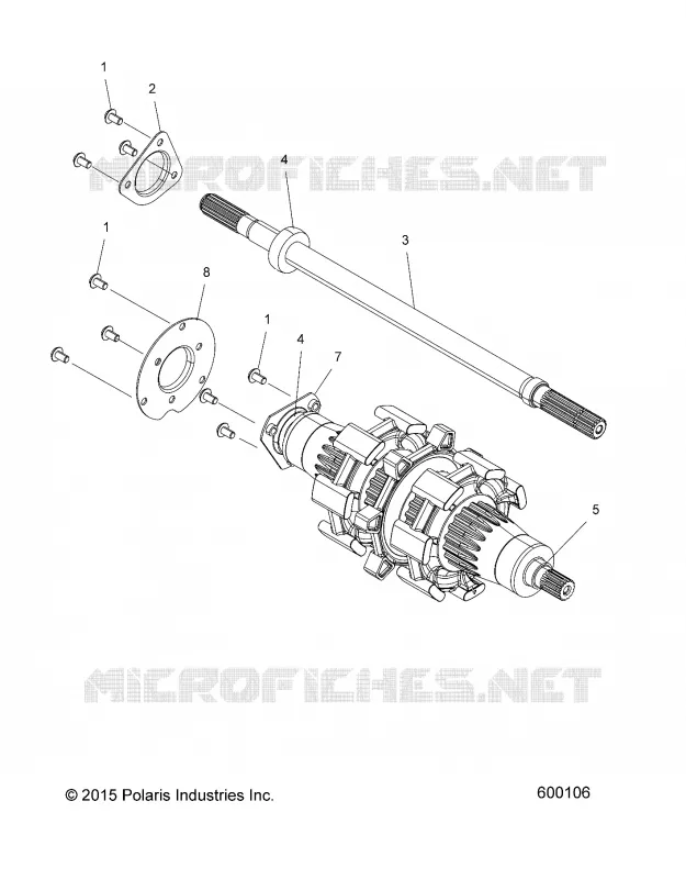 DRIVE TRAIN, JACKSHAFT AND DRIVESHAFT