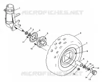 FRONT WHEEL ASSEMBLY TRAIL BLAZER W937221 (4924082408011A)
