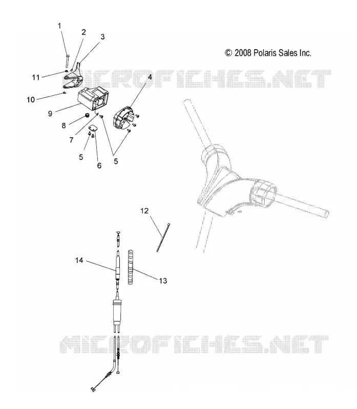 ENGINE, THROTTLE   CONTROL ASM.